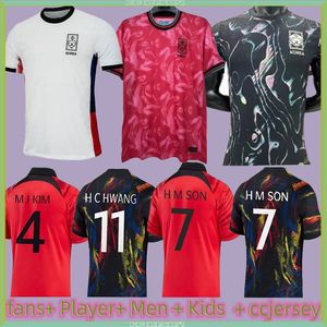 2024 Coreia Mens Jerseys Home Away Equipe Pré-Match Socre