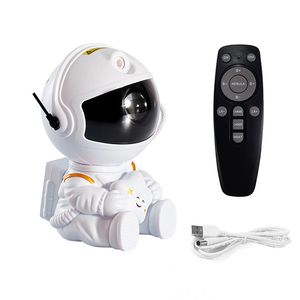 Galaxy Star Projector LED Night Light Starry Sky Astronaut Porjectors Lamp For Decoration Bedroom Home Decorative Children Gifts LXL26