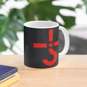 Mugs Red The Logo Coffee Mug Thermal Breakfast Cups