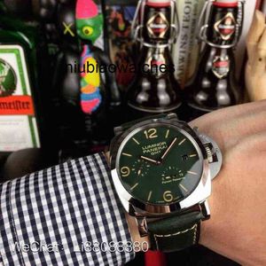 Zegarki modne luksusowy automatyczny ruch mechaniczny szafirowe lustro 44 mm 13 mm importowany pasek zegarków z oryginalnym pinem na rękę