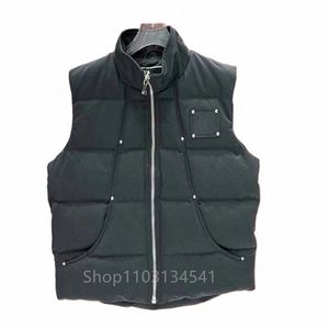 new Fw23 Winter Mens Canadian Moooses Mtreal Vest Parka Goose Down Jacket Warm Coat Thick Outwear X7OI#