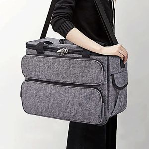 Sacos de armazenamento universal para máquina de costura, bolsa de armazenamento de grande capacidade para costura ao ar livre, organizador de casa e acessórios de máquina de costura