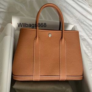 Totes Handväska L Ny Togo Leather Womens påse Single Axel Tote Väska Mångsidig trädgårdsväska Portable väska