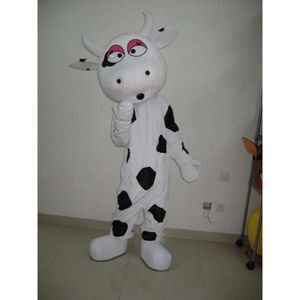 Costumi mascotte Schiuma Piccola MUCCA punteggiata Cartone animato Peluche Natale Costume da mascotte di Halloween