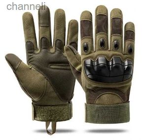 Tactical Gloves Motorcycle Shooting Touch Design Fitness Protection Sports Hunting Full Finger Walking YQ240328