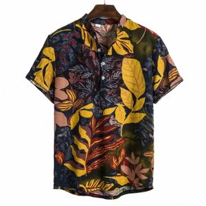 Camisa vintage masculina camisetas roupas de verão 3d camisas streetwear v pescoço oversized manga curta topos camisa para masculino henleys a7um #