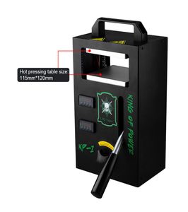 Rosin Press 115120mm Manual Dubbelvärmeplatta Hydraulisk Rosin Press Högtryck 4 ton Temperaturjusterbar8757842