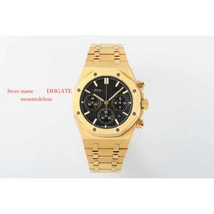 SUPERCLONE Designers Automáticos BF 41Mm Movimento de Tempo de Fábrica Masculino Cronógrafo Mecânico Série 26331 Liga de Aço O Relógio APS 462 Montredeluxe