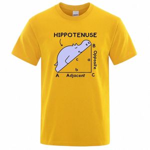 hippotenuse motsatt angränsande roliga tryckta män kvinnor t skjortor trigometriska functis cott kortärmad streetwear t-shirt u745#