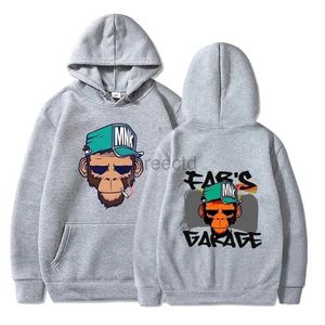 Herren Hoodies Sweatshirts Persönlichkeit Smoking Monkey Hoodie Herrenmode Warmes Sweatshirt Hip Hop Hoodies Lässige Streetwear Frühling Herbst Neuer Hoody 24328