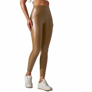 6 цветов осень-зима кожаные брюки тонкие Veet леггинсы из искусственной кожи с высоким эластичным поясом брюки сексуальные леггинсы для похудения E1rI #