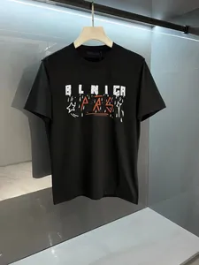 남성 디자이너 T 셔츠 남자 티 셔츠 고급 남성 Tshirts 여자를위한 디자이너 셔츠 여자 여름 통기성 인쇄 편지 둥근 목 트랩 스타 티셔츠 02