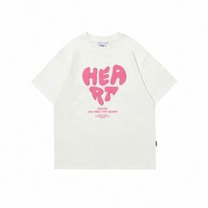 Camiseta 90s verão manga curta harajuku homens camiseta coração desportivo tshirt cott casual tees y2k roupas hip hop streetwear tops v4on #