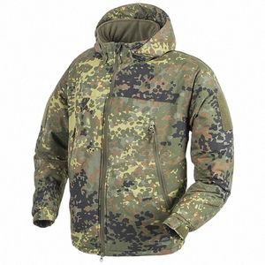 l7 Camo militare Parka uomo inverno caldo impermeabile giacche tattiche outdoor polare Regi caccia Cam escursionismo giù frangivento 29U9 #