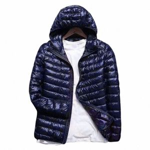 popular Men Jacket Winter Ultra Lightweight Super Soft Elastic Cuff Pockets Jacket Men Coat Cott Padded 52tm#