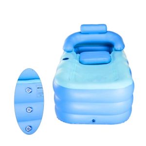 Vasche da bagno multifunzionali pratiche gonfiabili per bambini adulti addensano vasca da bagno pieghevole in PVC resistente al freddo gonfiabile caldo