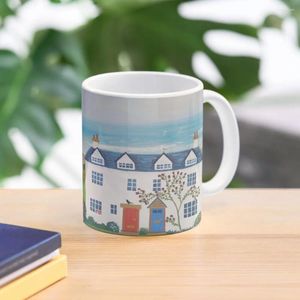 Mugs Beach View Cottages Coffee Mug Funnys Tea Cups for Set