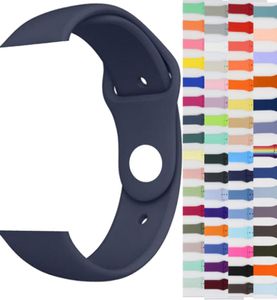 guij Silicone strap for Watch band 38mm 42mm Rubber belt smartwatch watchband bracelet to iWatch series se 6 5 4 3 215006549