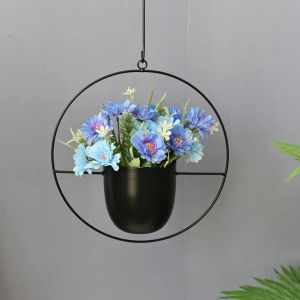 Cestas duráveis leves ecologicamente corretas seguras para decoração de casa suculenta cesta de suspensão vaso de flores ampla aplicação