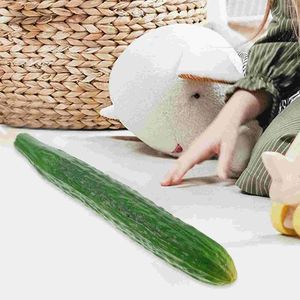 Decorative Flowers Ornament Simulated Vegetable Model Fake Cucumber Dish Decoration Kitchen Cabinet Pography (pu Cucumber) Corn Prop