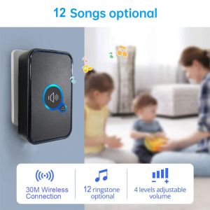Racks högkvalitativa musik Chime Doorbell inomhus / fjärrkontroll SE för Tuya Konx Smart WiFi Doorbell Smart Home