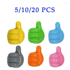 Ganci 5/10/20 PCS Gancio a Muro per Pollice in Silicone Pratico Supporto per Clip Multifunzionale Traceless Forte Nastro per la Gestione dei Cavi Filo Organizzare