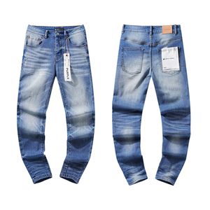 24ss Fashion Mens Plus Size Button Fly Denim Trousers with Ripped Holes Ideal for Urban Casual Washed Blue Jeans Pants Bottoms Skinny Fit 0328