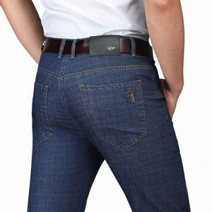 spring Summer Jeans Man Pants Straight Thin Denim Men Trousers Casual Clothing Men Jeans Regular Fit h4gk#