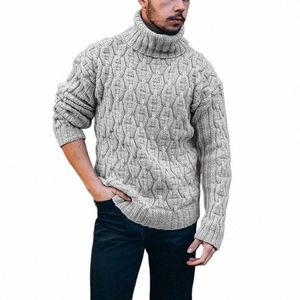 2021 inverno quente grosso lã suéteres homens casual malha gola alta jumper tops masculino fi sólido lg manga com nervuras camisola r2uh #