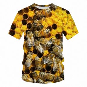 Hey Bee Print camise