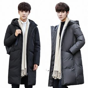 mens Hooded Lg Duck Down Padded Jackets Man Thick Winter Down Coats Male Fi Lg Overcoat Keep Warm Outerwear JK-722 10NX#