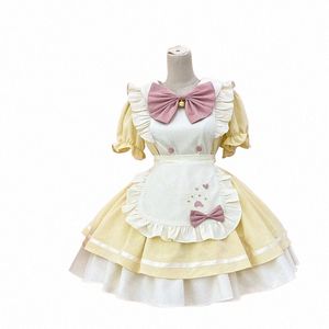 nuovo Cute Cat Lolita Maid Dr Costumi Cosplay per Cat Girls Waitr Maid Party Stage P9yI #