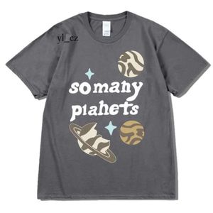 Camicie Broken Planet Magliette da uomo Break Planet Market T-shirt So Many Planets Streetwear Harajuku Plus Size Estate Manica corta in cotone sciolto 6144