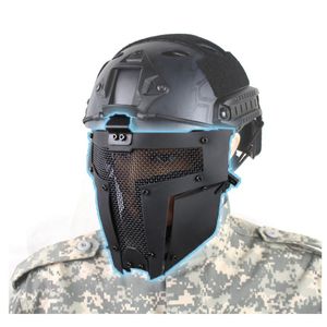 Máscara Iron Warrior CS Protection Capacete RÁPIDO Máscara de conexão de capacete AF