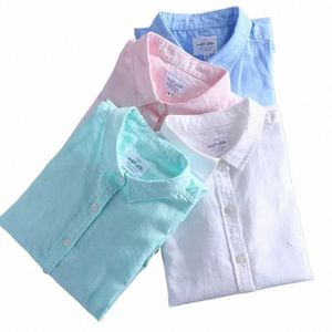 schinte Men Spring Summer Cott Linen Shirt Slim Casual Lg Sleeves Square Collar Comfortable Undershirt Male 3XL 4XL 118R#