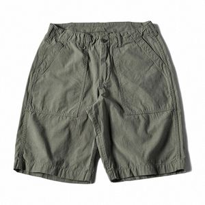 Icke-lager Sateen OG-107 Shorts Summer Militärstil Herrlastbyxor Löst Fit D7G9#