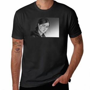 nova Ellie Williams T-Shirt Blusa coreano fi camiseta simples slim fit camisetas para homens L5Eq #