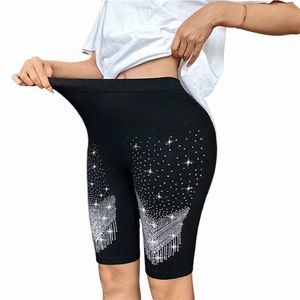 women Thin Fitn Short Pants Ladies High-Waist Summer Shorts Bottom Biker Cycling Shorts Bodyc Streetwear female Clothing Y1Vo#