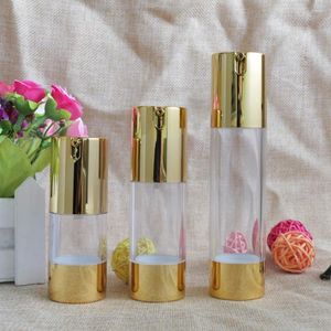 Storage Bottles 3 Pcs Wash And Care Vacuum Lotion Bottle Travel Containers For Toiletries Pump Pp Foundation