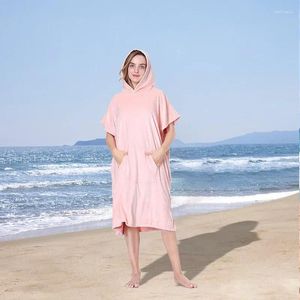 Towel Changing Bathrobe Swimming Quick-drying Cape Hooded Bath Beach Windproof And Warm