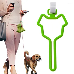 Hundkläder Poop Bag Hands-Free Holder Pet Garbage Clip Outdoor Portable Walk Artifact Cleaning Tools Supplie