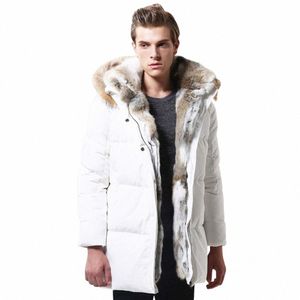 2022 Winter New Warm Thick Jacket Mens High Quality Fur Hood White duck down Keep Leisure Jacket Male Coat Plus Size 3XL 4XL 5XL a9mD#