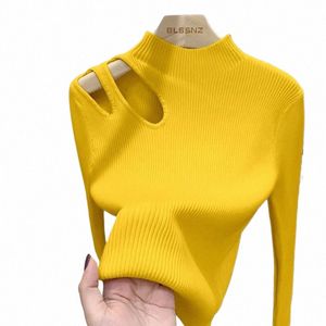 autumn Winter Sexy Hollow Out Women Sweaters Tops Slim Vintage Jumper Soft Warm Pull Female Casual Pullover Knitted Sweater Z5cR#