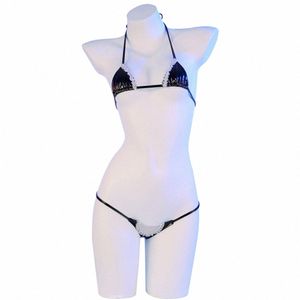 anilv Pool Parry Anime Comics Ragazza Bikini Costume da bagno Donna Carino Cameriera Biancheria intima Costume Vestiti Cosplay G4x8 #