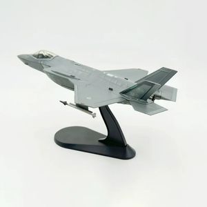 Diecast metal liga 1/72 escala usaf força aérea F-35 f35 F-35A avião de combate avião modelo brinquedo para coleção 240314