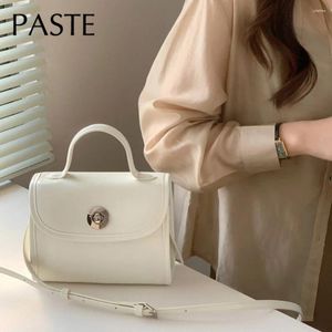 Shoulder Bags Ins Flap Square Bag Satchels Tote Small Silver Pink Burstcrack Pattern Cowhide Leather Oil Wax Women Messenger