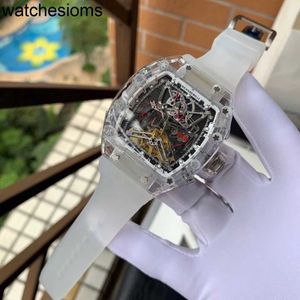 Richarsmill Watch Chronograph Mechanical Wrist Watches RMS11-03 Luxury Swiss自動ムーブメントサファイアミラー輸入ゴムストラップJL5Bデザイナー高品質