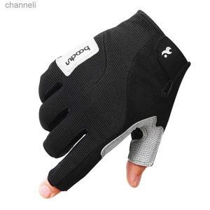 Tactical Gloves New 1 Pair Half Finger Gym Sport Fitness Climbing For Outdoors Mountain Hiking Fishing YQ240328