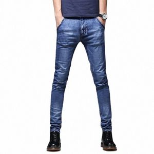 Batmo 2022 Yeni Erkekler Sc Skinny Jeans Erkek Tasarımcı Markası Süper Elastik Düz Pantolonlar Kot Slim Fit Fi Kot Z004 U815#