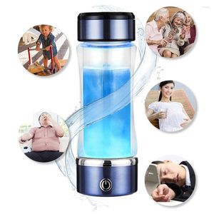 Water Bottles Rechargeable Portable Hydrogen Rich Generator Maker 3-Mins Ionizer Bottle Gift For Mother Sister Wife